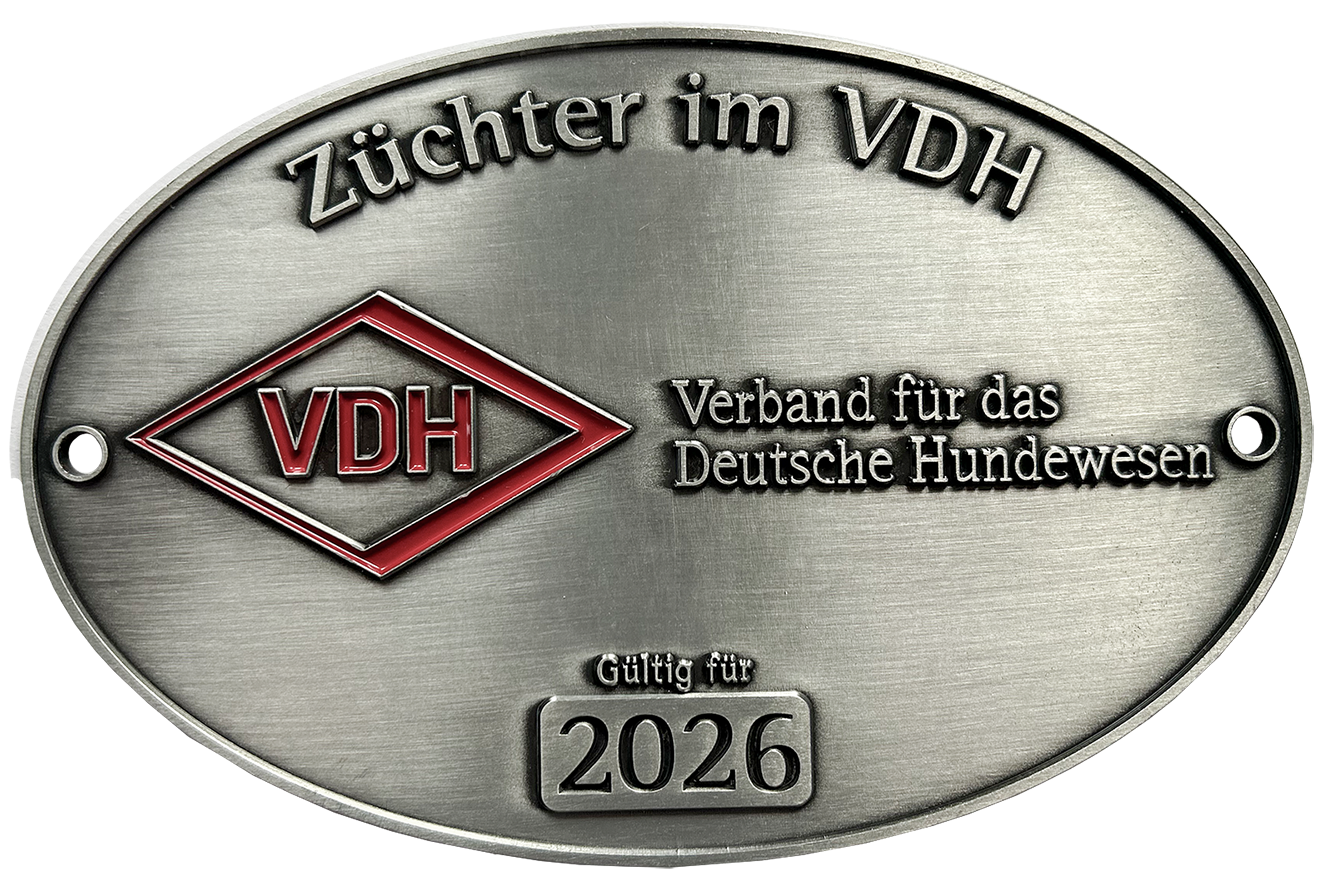 VDH-Plakette 2026 Züchterin im VDH
